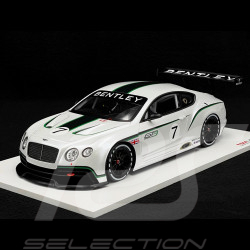 Bentley Continental GT3 Concept Car n°7 Mondial de l'Automobile 2012 Blanc 1/18 True Scale Models TSM131804R