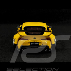 Toyota GR Supra Pandem Rocketbunny V1.0 2019 Jaune 1/18 Top Speed TS0357