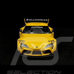 Toyota GR Supra Pandem Rocketbunny V1.0 2019 Jaune 1/18 Top Speed TS0357