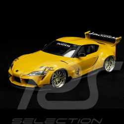 Toyota GR Supra Pandem Rocketbunny V1.0 2019 Jaune 1/18 Top Speed TS0357