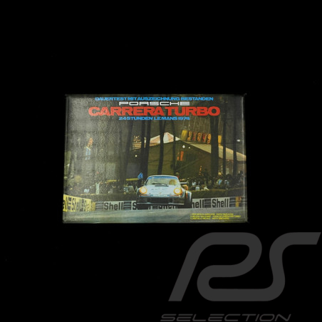 Plaque aimantée Porsche Carrera RSR Turbo n°22 24h Le Mans 1974 MAP01550624