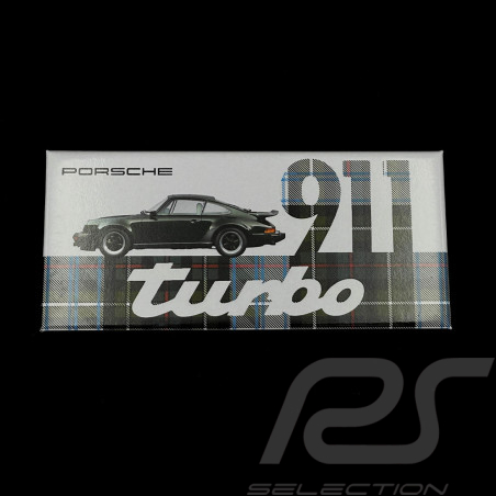 Plaque aimantée Porsche 911 Turbo Vert Chêne Métallique MAP01550224