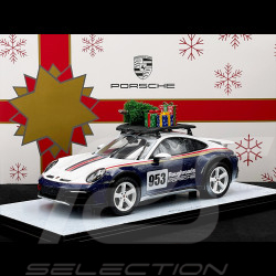 Porsche 911 Dakar Typ 992 2023 Roughroads mit Weihnachtsbaum und Geschenken 1/18 Spark WAP0211680SXMS