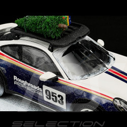 Porsche 911 Dakar Typ 992 2023 Roughroads mit Weihnachtsbaum und Geschenken 1/18 Spark WAP0211680SXMS