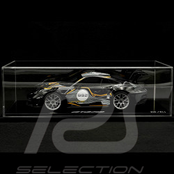 Porsche 911 GT3 RS Type 992 n°992 Weissach Test Track 2023 Grau / Orange 1/18 Spark WAP0212830SGT3