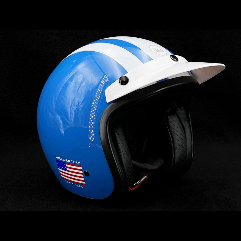Satz 4 Aufkleber Genehmigt Retro Reflektierende Motorradhelm Weiß Profi