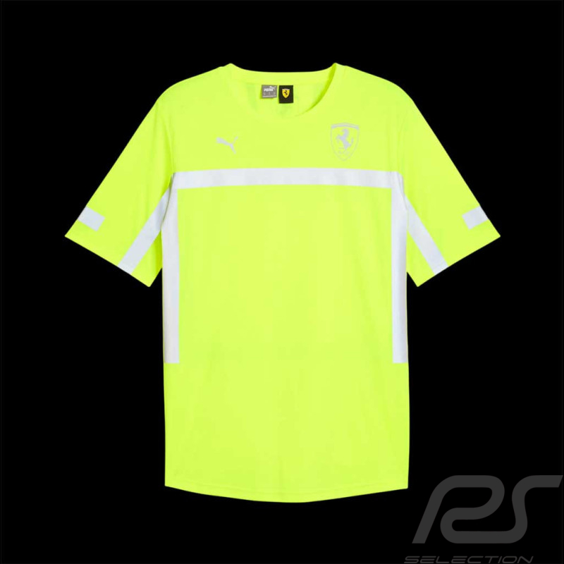 T-shirt Ferrari F1 Team Leclerc Hamilton Jaune Puma 701230155-001 - mixte