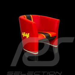 Tub chair Racing F1 n° 44 Lewis Red / Black