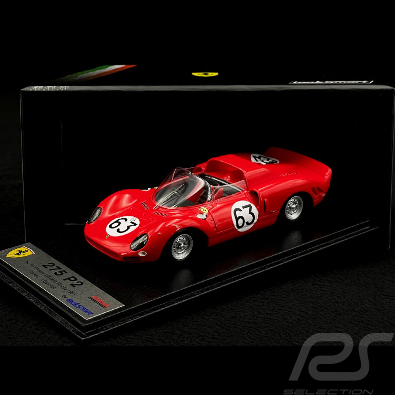 Ferrari 275 P2 n° 63 Vainqueur 1000km Monza 1965 1/43 LookSmart LSRC114