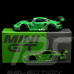 Porsche 911 GT3 R N° 80 12h Sebring 2023 1/64 Mini GT MGT00713-L