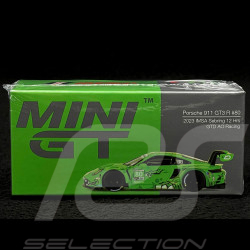 Porsche 911 GT3 R N° 80 12h Sebring 2023 1/64 Mini GT MGT00713-L