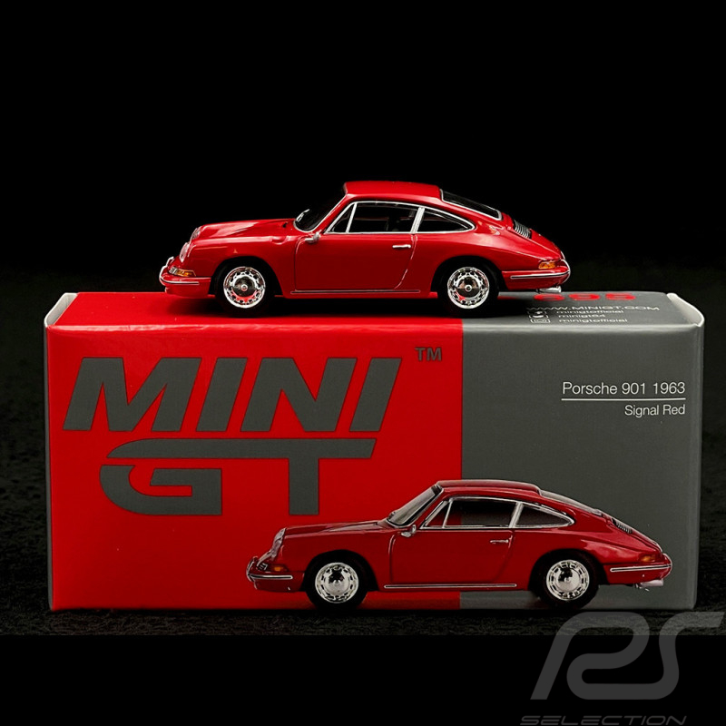 Porsche 911 Coupe Typ 901 1963 Signal Rot 1/64 Mini GT MGT00695-L