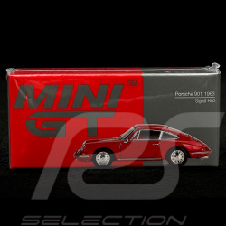 Porsche 911 Coupe Typ 901 1963 Signal Rot 1/64 Mini GT MGT00695-L