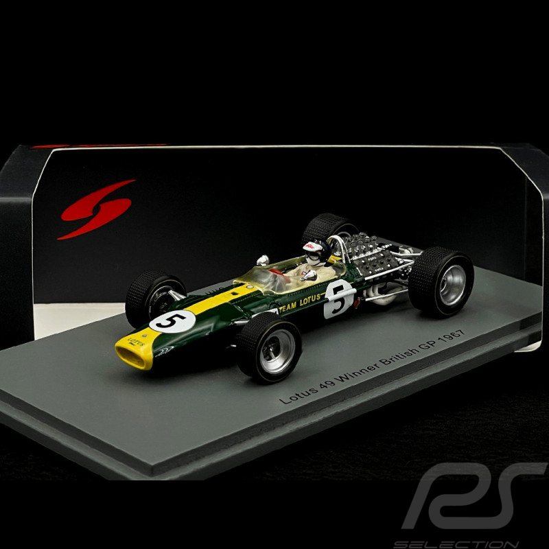 Jim Clark Lotus 49 n° 5 Winner GP Great Britain 1967 F1 1/43 Spark S6362