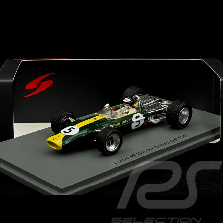 Jim Clark Lotus 49 n° 5 Winner GP Great Britain 1967 F1 1/43 Spark S6362