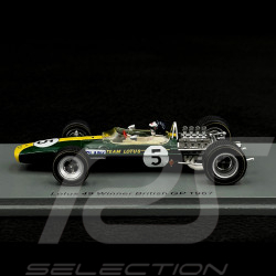 Jim Clark Lotus 49 n° 5 Sieger GP Great Britain 1967 F1 1/43 Spark S6362