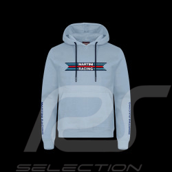 Sweat Martini Racing Hoodie à capuche Bleu Clair MPM79L - Mixte