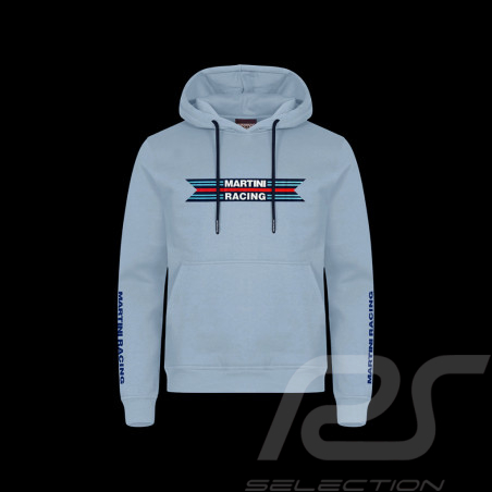 Sweat Martini Racing Hoodie à capuche Bleu Clair MPM79L - Mixte