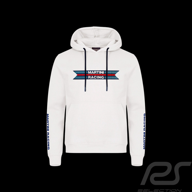 Martini Racing hooded sweatshirt White MPM694B - Unisex