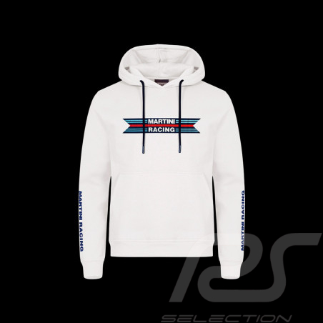 Sweat Martini Racing Hoodie à capuche Blanc MPM79W - Mixte