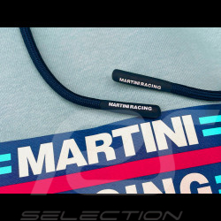 Sweat Martini Racing Hoodie à capuche Bleu Clair MPM79L - Mixte