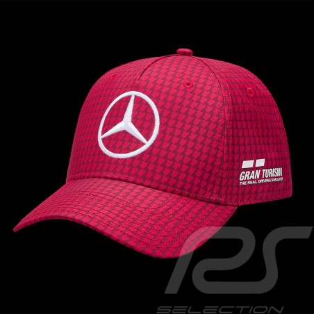 Casquette Mercedes AMG F1 Lewis Hamilton Rouge Pomme 701223402-010 - Mixte