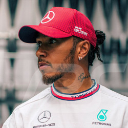 Mercedes AMG Hat F1 Lewis Hamilton Apple Red 701223402-010 - Unisex