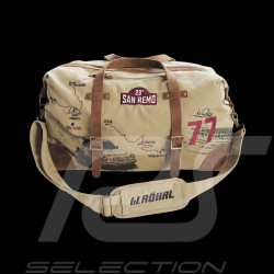 Walter Röhrl Reisetasche San Remo 1981 Weekender Beige