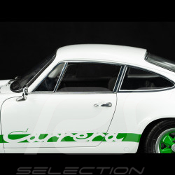 Kit Porsche 911 Carrera RS 2.7 1973 Blanc Grand-Prix / Bandes Vertes 1/8 à monter Ixo Models