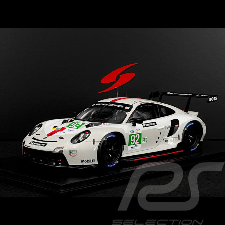 Porsche 911 RSR-19 Type 991 n° 92 24h Le Mans 2022 1/18 Spark 18S819