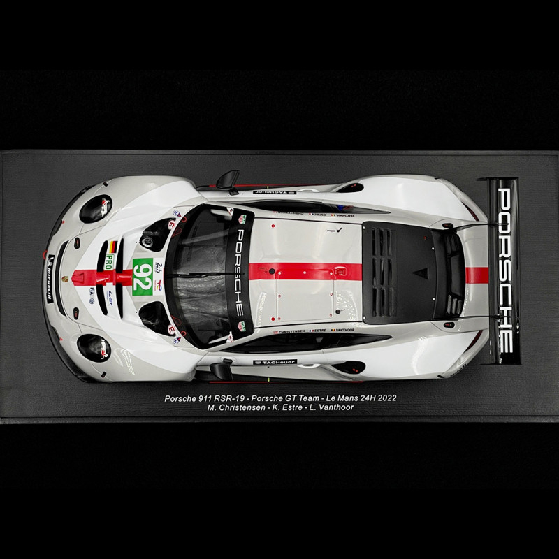 Porsche 911 RSR-19 Type 991 n° 92 24h Le Mans 2022 1/18 Spark 18S819