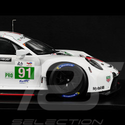 Porsche 911 RSR-19 Type 991 n° 91 Vainqueur 24h Le Mans 2022 1/18 Spark 18S818