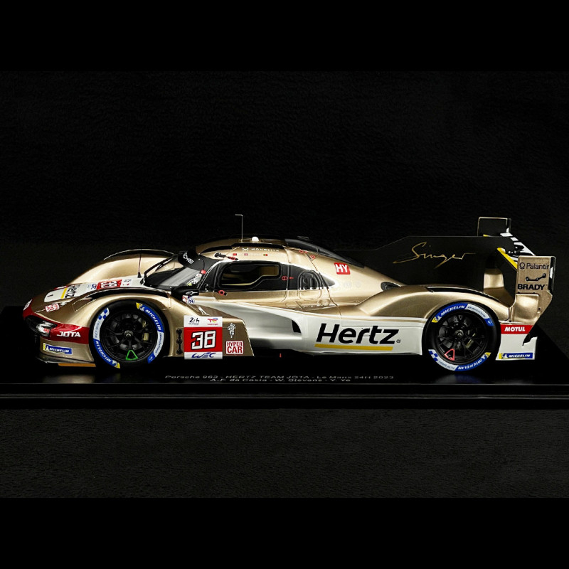 Miniature 1:18 Spark – Porsche 963 #38 – Le Mans 2023 – Da Costa Stevens Ye – Coffret