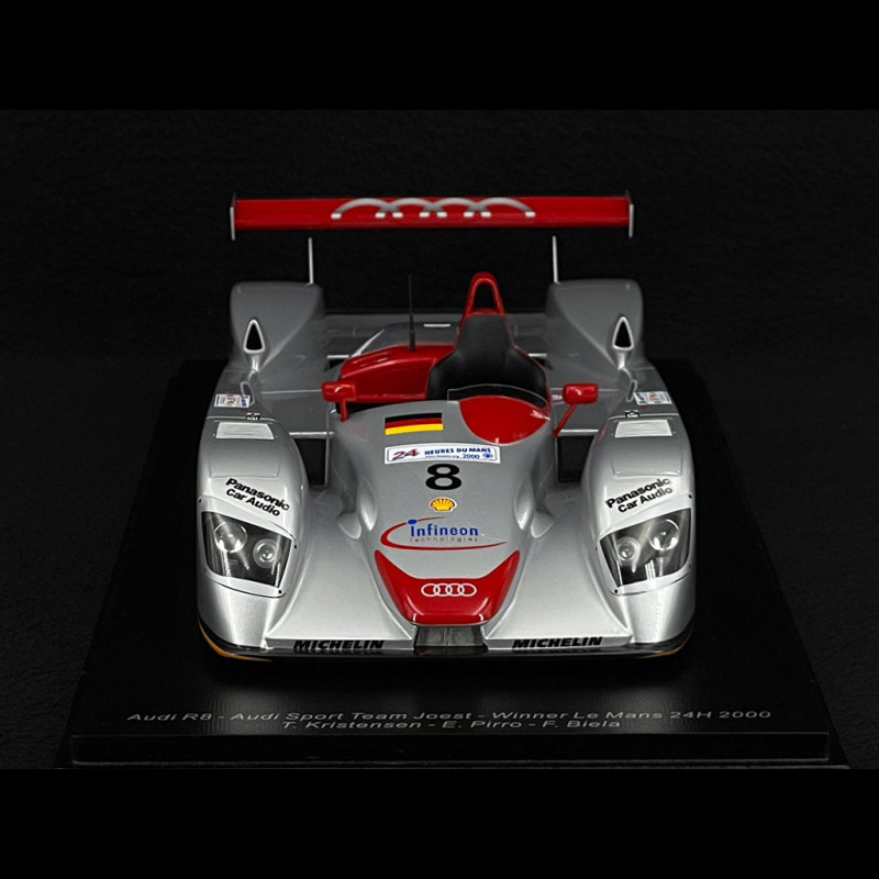 Miniature Audi R8 1/18 Spark No.9 24h Le Mans 2000 1:18 - Voiture