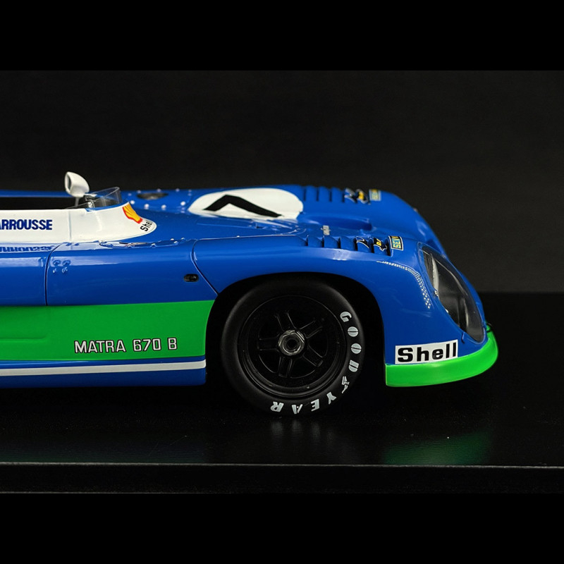 Matra Simca MS670B n° 7 Vainqueur 24h Le Mans 1974 1/18 Spark 18LM74