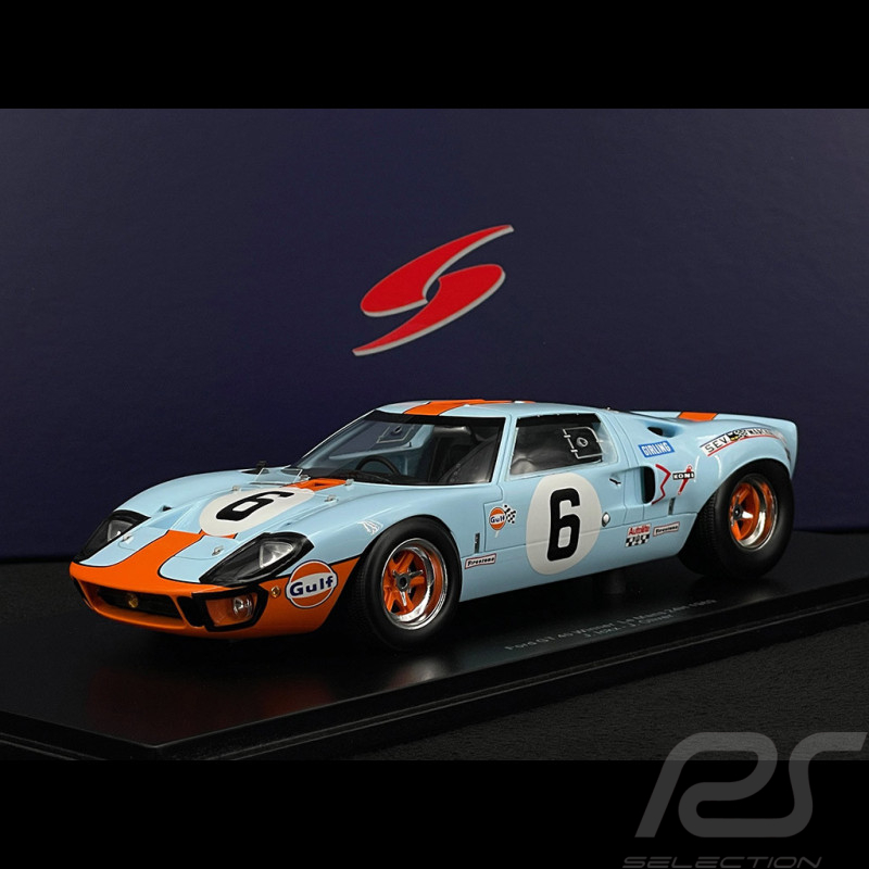 Ford GT40 n° 6 Sieger 24h Le Mans 1969 1/18 Spark 18LM69