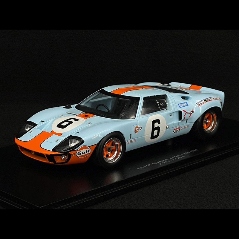Ford GT40 n° 6 Winner 24h Le Mans 1969 1/18 Spark 18LM69