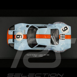 Ford GT40 n° 6 Vainqueur 24h Le Mans 1969 1/18 Spark 18LM69