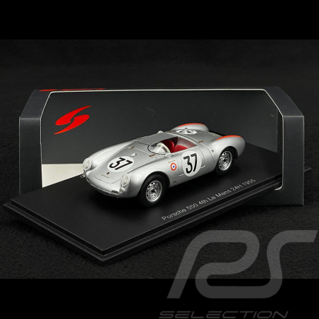 Porsche 550 N° 37 4. 24h Le Mans 1955 1/43 Spark S9710