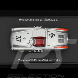 Porsche 550 N° 37 4. 24h Le Mans 1955 1/43 Spark S9710