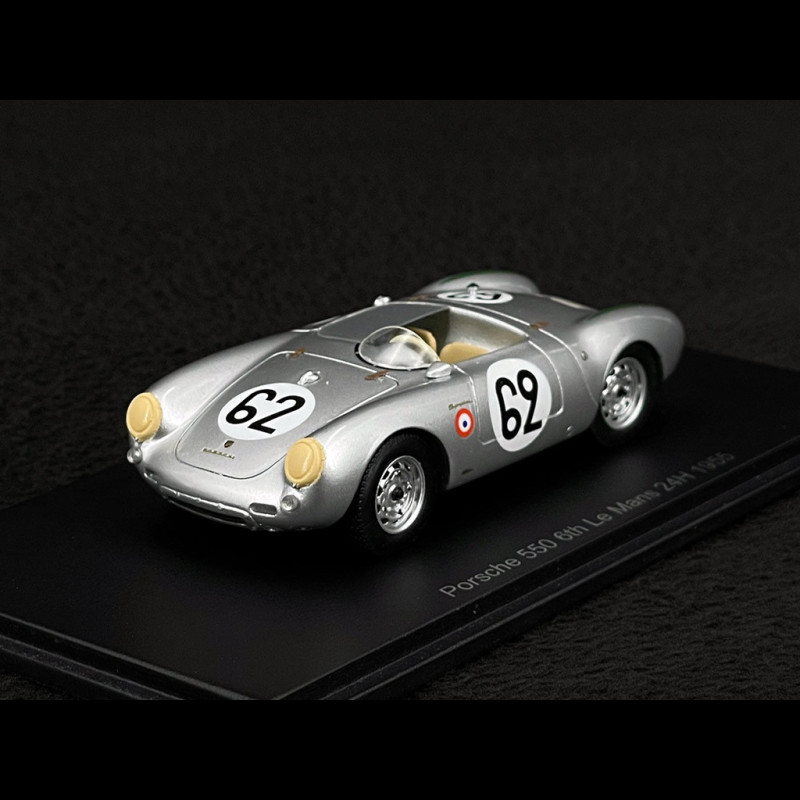 SPARK-MODEL S9710 Scale 1/43 | PORSCHE 550 RS SPIDER 1498cc S4 TEAM PORSCHE KG N 37 24h LE MANS 1955 Helmut Polensky Richard Von Frankenberg