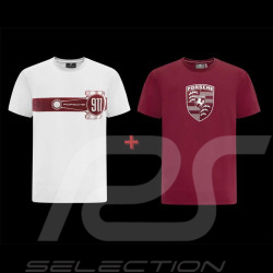 Duo Porsche T-shirt Crest + Porsche T-shirt Rod