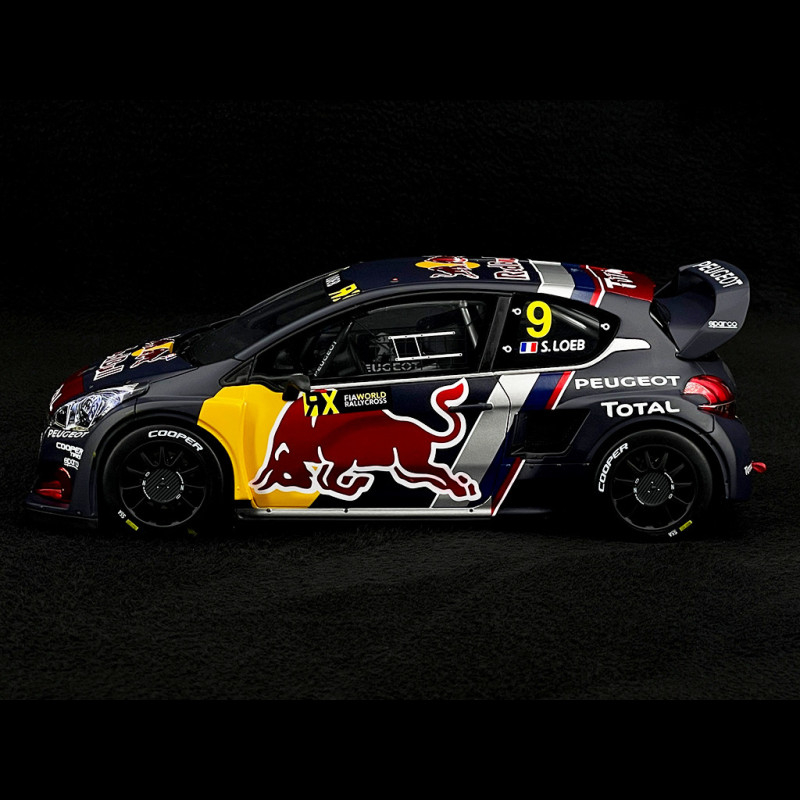Modèle Réduit Peugeot 208 WRX S.Loeb - Otto 1/18 - Édition Belgique GP - OT455
