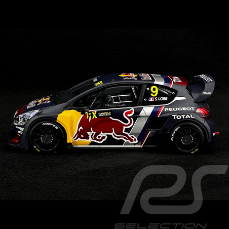 Sebastien Loeb Peugeot 208 WRX n° 9 Vainqueur GP Belgique 2018 WRX 1/18 Ottomobile OT455