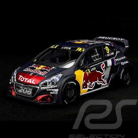 Sebastien Loeb Peugeot 208 WRX n° 9 Sieger GP Belgien 2018 WRX 1/18 Ottomobile OT455