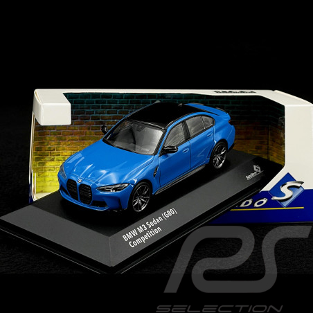 BMW M3 G80 2023 Bleu Santorin 1/43 Solido S4315302