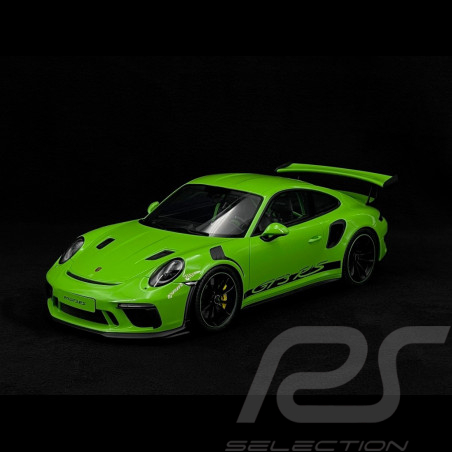 Porsche 911 GT3 RS Type 991 2019 Lizard Green / Black Stripes 1/12 GT Spirit GT917