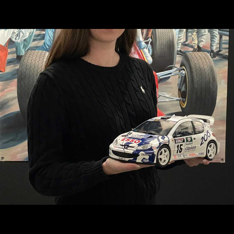 B28 1:43 VITESSE SKID SKM99041 PEUGEOT 206 WRC ESSO TOUR DE