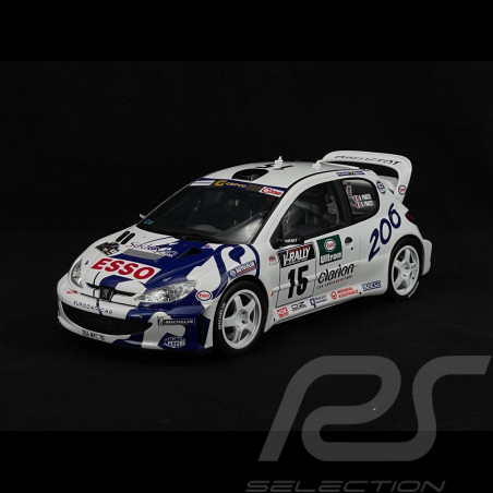 Peugeot 206 WRC n° 15 Rallye Tour de Corse 1999 1/12 Ottomobile G081