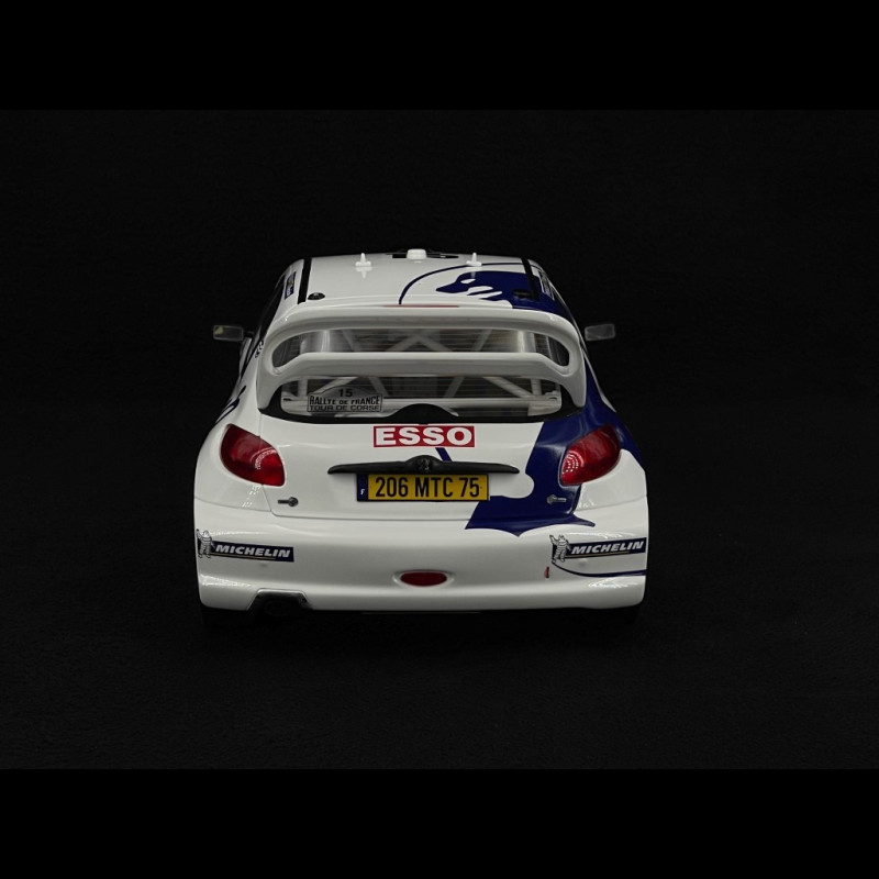 Peugeot 206 WRC Esso Tour De Corse 1999 – Miniature Ixo 1/43 (SKM99041)